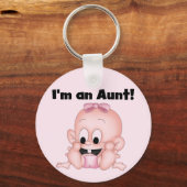 Tante New Niece Tshirts und Geschenke Schlüsselanhänger (Vorderseite)