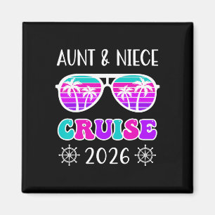 Tante Nichte Kreuzfahrt-Trip 2026 Sommerferien Mat Magnet