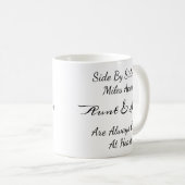 Tante & Nichte Zitat – Seite an Seite oder Meilen  Kaffeetasse (VorderseiteRechts)