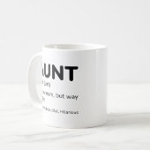 Tante Noun Kaffeetasse (Vorderseite Links)