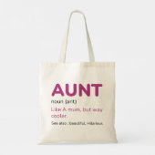 Tante Noun Tragetasche (Rückseite)