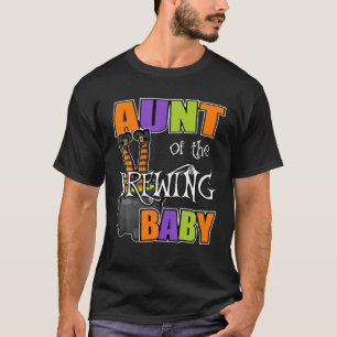 Tante of Brewing Baby Halloween Thema Kinderdusche T-Shirt