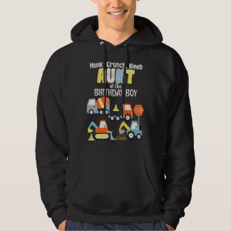 Tante of the Birthday Boy Construction Truck P Hoodie