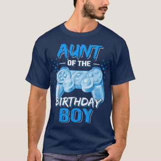 Tante of the Birthday Boy Matching Video Game Birt T-Shirt