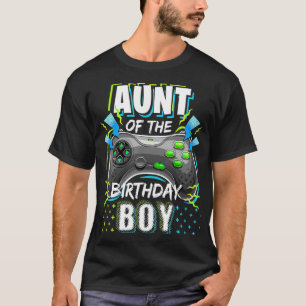 Tante of the Birthday Boy Matching Video Game Birt T-Shirt