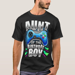 Tante of the Birthday Boy Matching Video Game Birt T-Shirt