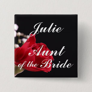 Tante Of The Bride Button