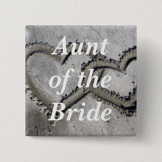 Tante Of The Bride Button (Vorderseite)