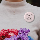 Tante of the Bride Wedding Brautparty Button