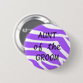 Tante Of The Groom Button (Vorne & Hinten)