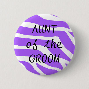 Tante Of The Groom Button