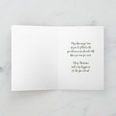 Tante & Onkel Frohe Weihnachten Grüne Weihnachtsba (Innenseite)