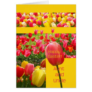 Tante & Onkel Happy Oaster Tulip Karte