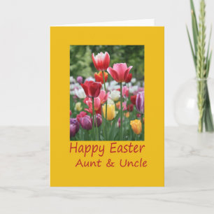 Tante & Onkel Happy Oaster Tulip Karte