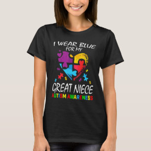 Tante Onkel ich trage Blau für meinen großen Nicht T-Shirt