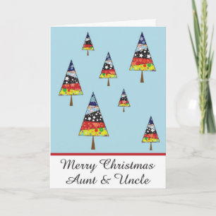 Tante & Onkel Weihnachtskarte Feiertagskarte