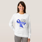 Tante Periwinkle Ribbon - Magen-Krebs T-Shirt (Vorne ganz)