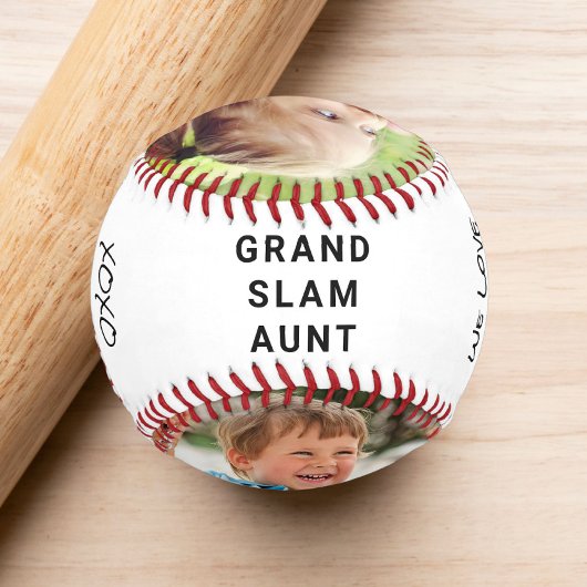 Tante Personalisiertes Foto Baseball