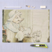 Tante Pettitos und drei Ferkel von Beatrix Potter Seidenpapier (Handwerk)
