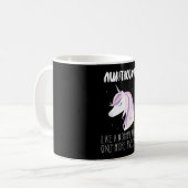 Tante Phantastisch Unicorn Kaffeetasse (Vorderseite Links)