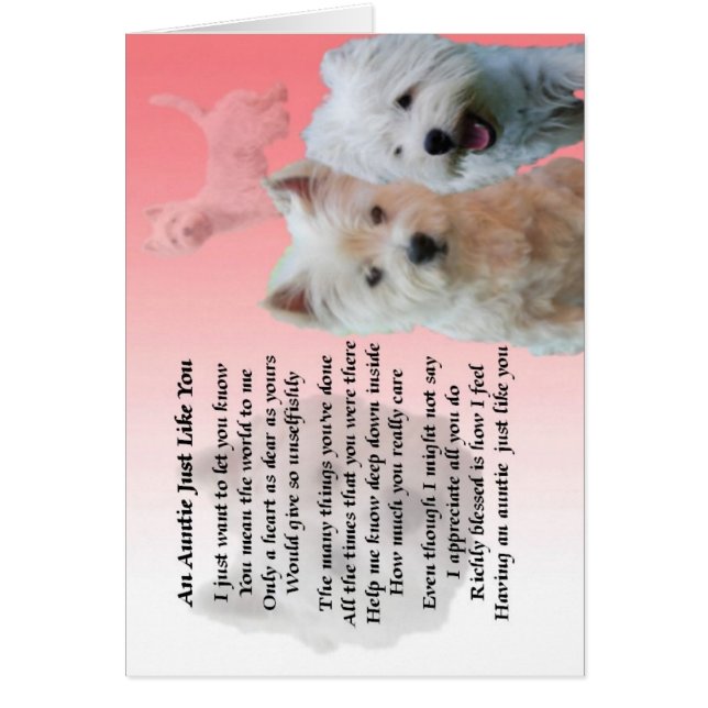 Tante Poem - Westie (Vorne)