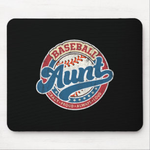 Tante Retro-Familien-Matching-Game-Day-Cute-Vint v Mousepad