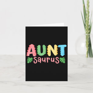 Tante Saurus Kids Dinosaur Birthday Party Family M Karte