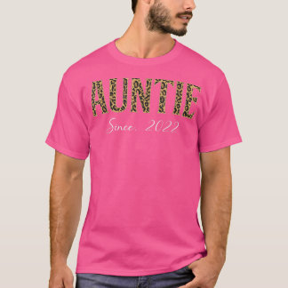 Tante Seit 2022 Nephew Niece Baby Neugeborene Mama T-Shirt