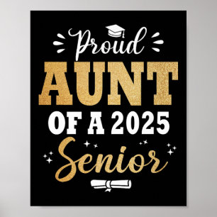 Tante Senior 2025 Proud Tante of a Cl of 2025 Nied Poster