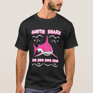 Tante-Shark-Familie T-Shirt