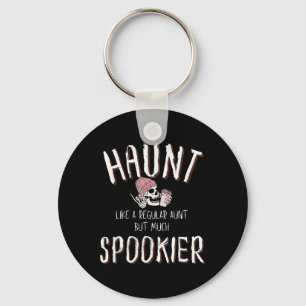Tante-Shirt-Halloween-Skelett-Kostüm Schlüsselanhänger