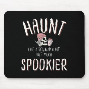Tante Shirt Halloween Skelettkostüm Mousepad