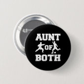 Tante sowohl der Karate- als auch der Fußball-Mark Button (Vorne & Hinten)