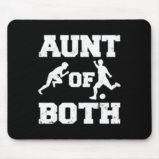 Tante sowohl der Leichtathletik- als auch der Fußb Mousepad (Vorne)