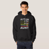 Tante Special Puzzle Flag Autismus Bewusstsein Hoodie (Vorne ganz)