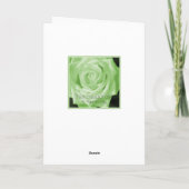 Tante St. Patricks irische Rose Karte (Rückseite)