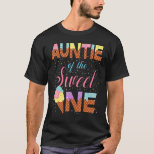 Tante süße 1 1. Geburtstagsmatching-Familie I T-Shirt