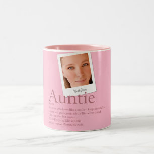 Tante Tantchen Definition Foto Modern Lustig Rosa Zweifarbige Tasse