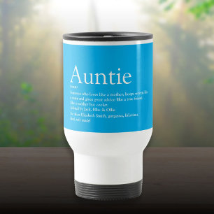 Tante Tantchen Definition Modern Kühl Blau Reisebecher