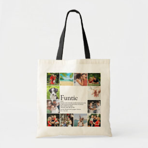 Tante Tante Definition Foto-Collage Tragetasche