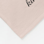 Tante Tante Definition Script Rose Gold Glitzer Fleecedecke (Ecke)