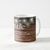 Tante Tante Definition String Lights Rustikales Ho Kaffeetasse (VorderseiteRechts)