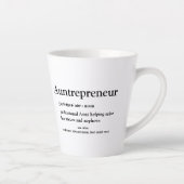 Tante Tante Fun Best Tante je Definition Geschenk Milchtasse (Rechts)