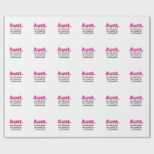 Tante-Tante Geschenkpapier (Flach)