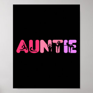 Tante Tante Meditation Wellness Yoga Poster