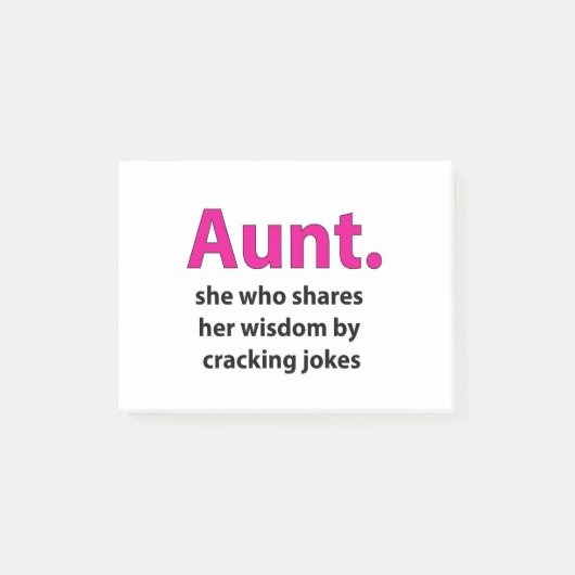 Tante-Tante Post-it Klebezettel (Vorderseite)