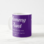 Tante Tante Quote Definition Geschenk Kaffee Tasse (Vorderseite Links)