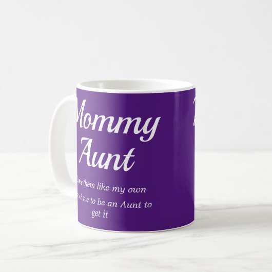 Tante Tante Quote Definition Geschenk Kaffee Tasse (Vorderseite Links)