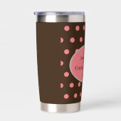 Tante Teeks Neugier Shoppe Thermal Tumbler Brown Thermobecher (Rechts)