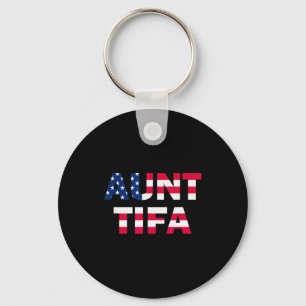 Tante Tifa Flagge Uns Lustige Tante Tifa - Ich Bin Schlüsselanhänger